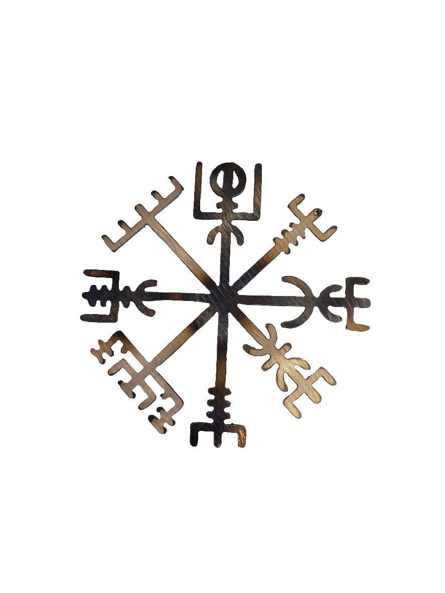 Norse compass wall art