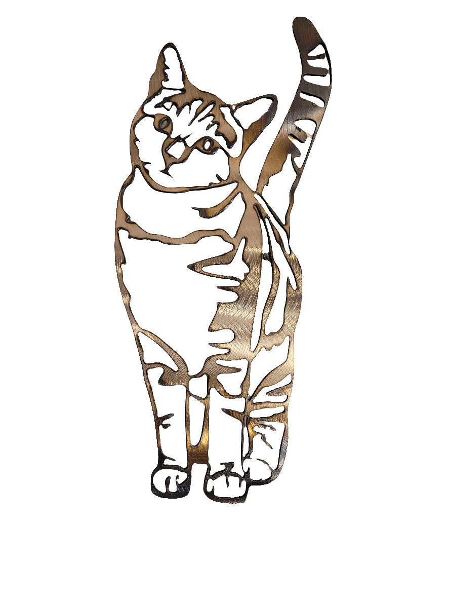 Standing Cat wall art