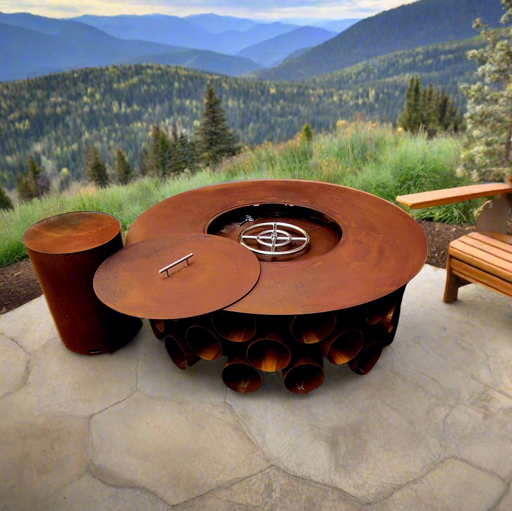 Modern Tube Fire pit - 48"