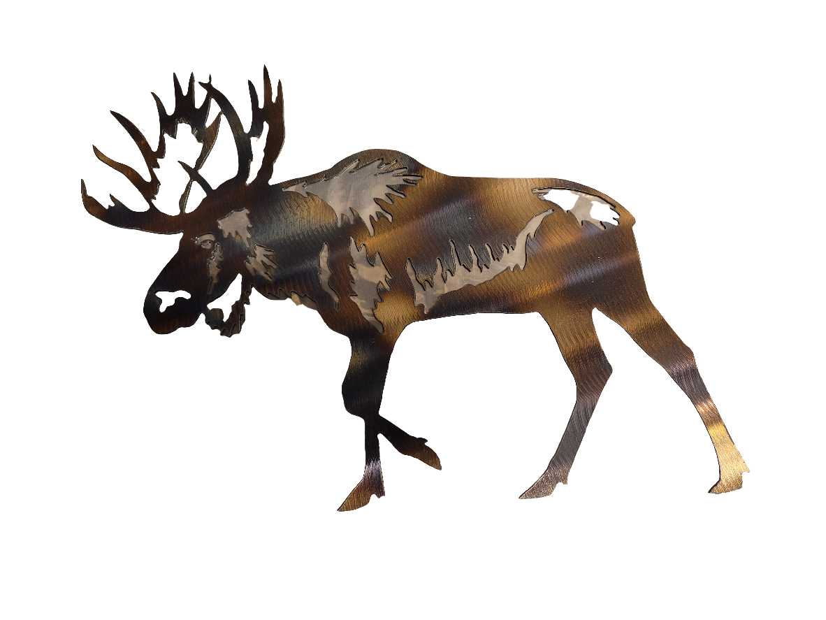 Moose wall art