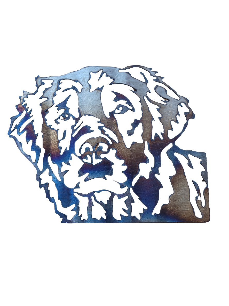 Golden Retriever head Wall art