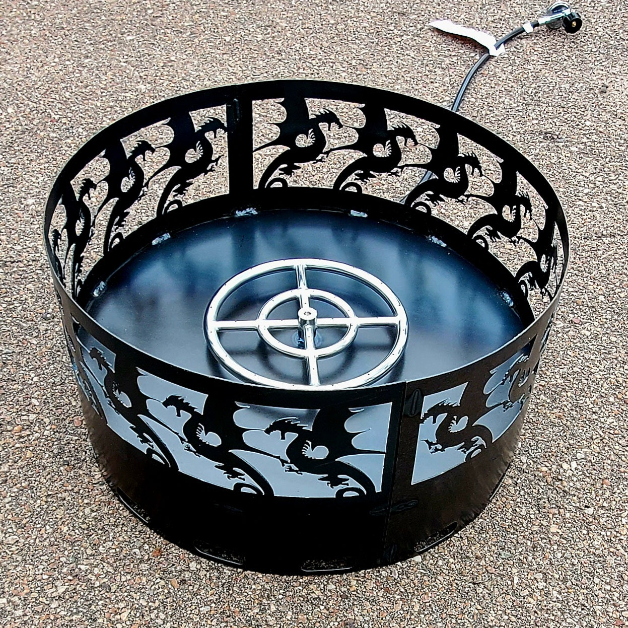 Dragon Flight 27in Fire pit ( Hot rolled & Oiled)
