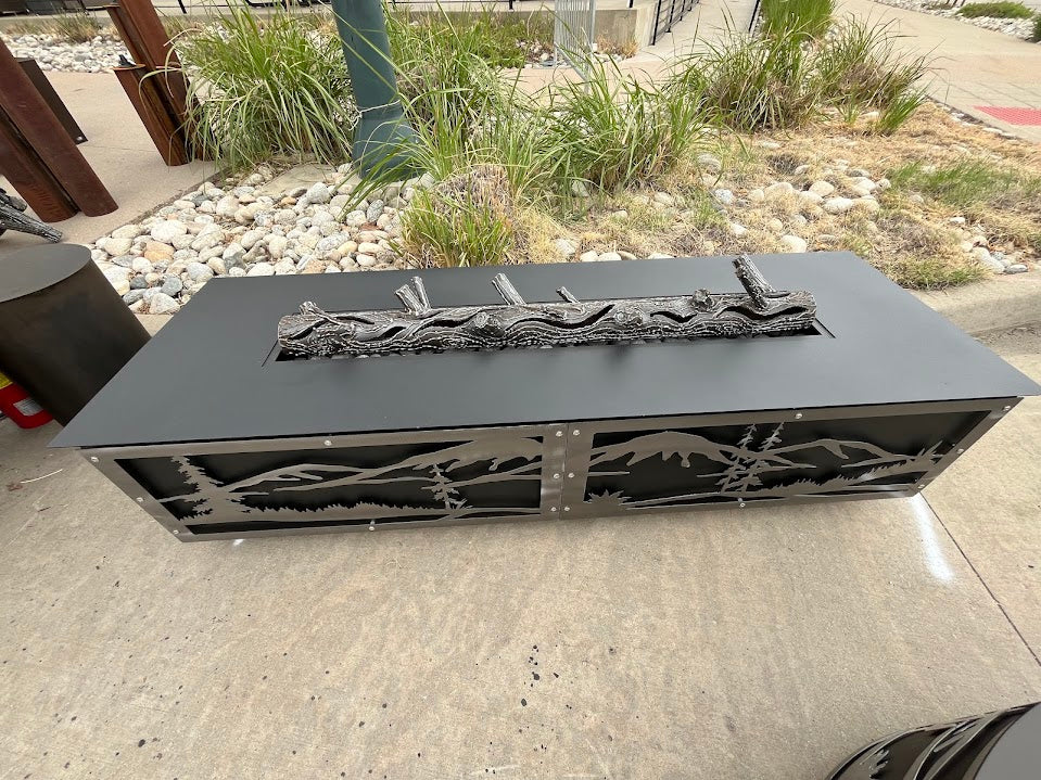 Steel Log Steel Fire Logs – Rectangle Pit Edition – Colorado Fire Pits