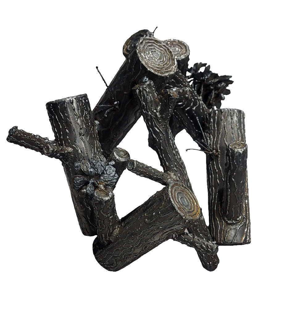 Steel fire logs